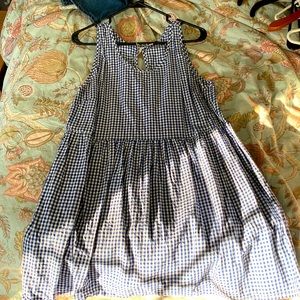 Lauren James Navy Gingham Dress